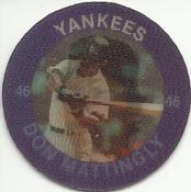 1985 7-Eleven Super Star Sports Coins: East Region #XII JH Don Mattingly Front
