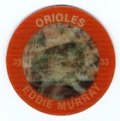 1985 7-Eleven Super Star Sports Coins: Great Lakes Region #IV AC Eddie Murray Front