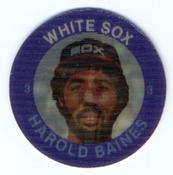 1985 7-Eleven Super Star Sports Coins: Great Lakes Region #VI AC Harold Baines Front