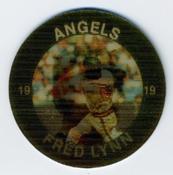 1985 7-Eleven Super Star Sports Coins: Southeast Region #IX DT Fred Lynn Front