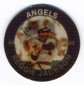 1985 7-Eleven Super Star Sports Coins: West Region #XIII DH Reggie Jackson Front