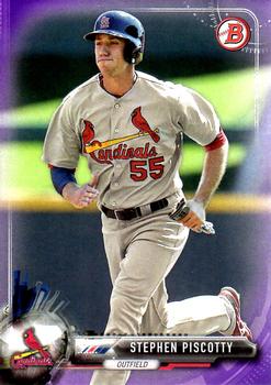 2017 Bowman - Purple #13 Stephen Piscotty Front