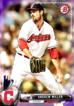 2017 Bowman - Purple #38 Andrew Miller Front