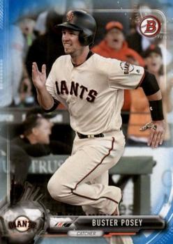 2017 Bowman - Blue #15 Buster Posey Front