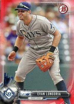 2017 Bowman - Red #37 Evan Longoria Front