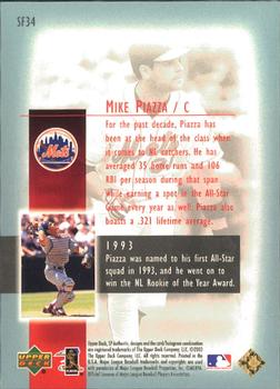 2003 SP Authentic - Superstar Flashback #SF34 Mike Piazza Back