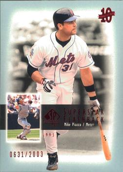 2003 SP Authentic - Superstar Flashback #SF34 Mike Piazza Front