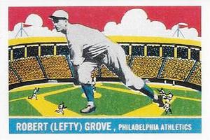 1972 TCMA 1933 Delong (R333) Reprints #23 Lefty Grove Front