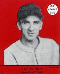 1988 1941 Goudey Reprints #20d Carl Hubbell Front