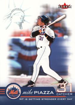 2002 Fleer Project Liberty New York Mets #3 Mike Piazza Front