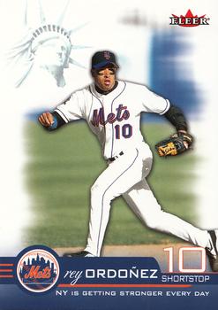 2002 Fleer Project Liberty New York Mets #9 Rey Ordonez Front