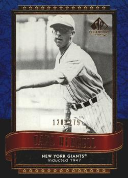 2003 SP Legendary Cuts - Blue #20 Carl Hubbell Front
