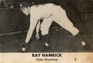1947 Smith's Oakland Oaks #5 Ray Hamrick Front