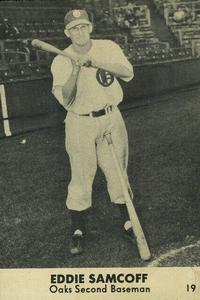 1948 Smith's Oakland Oaks #19 Eddie Samcoff Front