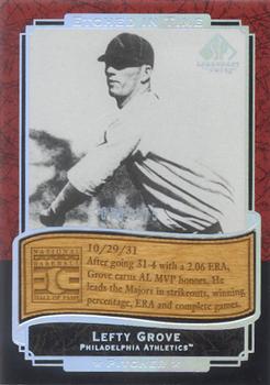 2003 SP Legendary Cuts - Etched in Time 175 #ET-LE Lefty Grove Front