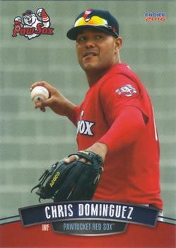 2016 Choice Pawtucket Red Sox #08 Chris Dominguez Front