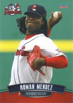 2016 Choice Pawtucket Red Sox #20 Roman Mendez Front