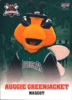 2015 Choice Augusta GreenJackets #34 Auggie Greenjacket Front