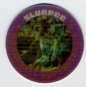 1986 7-Eleven Triple Stars Coins: Southeast Region #IV Harold Baines / Pedro Guerrero / Dave Parker Front