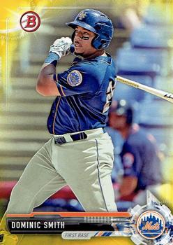 2017 Bowman - Prospects Yellow #BP63 Dominic Smith Front