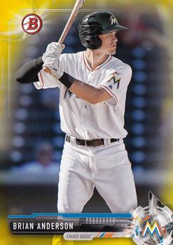 2017 Bowman - Prospects Yellow #BP87 Brian Anderson Front