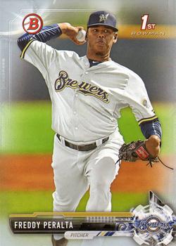 2017 Bowman - Prospects Silver #BP22 Freddy Peralta Front