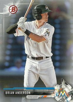 2017 Bowman - Prospects Silver #BP87 Brian Anderson Front