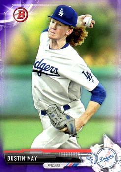2017 Bowman - Prospects Purple #BP21 Dustin May Front