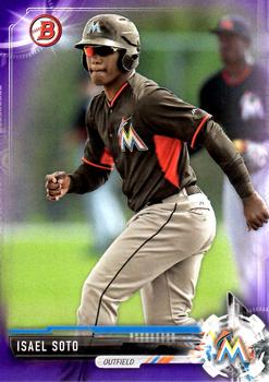 2017 Bowman - Prospects Purple #BP129 Isael Soto Front