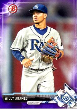 2017 Bowman - Prospects Purple #BP140 Willy Adames Front