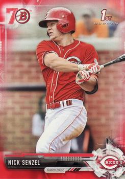 2017 Bowman - Prospects Bowman 70th Red #BP1 Nick Senzel Front
