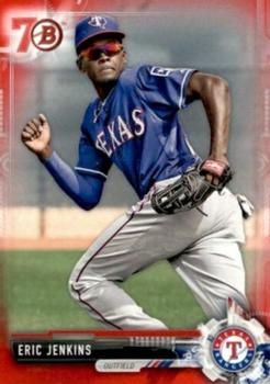 2017 Bowman - Prospects Bowman 70th Red #BP19 Eric Jenkins Front