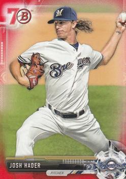 2017 Bowman - Prospects Bowman 70th Red #BP106 Josh Hader Front