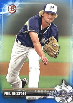 2017 Bowman - Prospects Blue #BP49 Phil Bickford Front