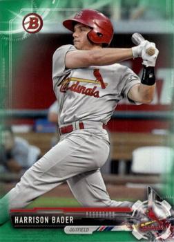 2017 Bowman - Prospects Green #BP143 Harrison Bader Front