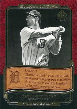 2003 SP Legendary Cuts - Etched in Time 400 #ET-HG Hank Greenberg Front