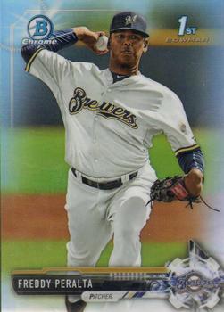 2017 Bowman - Chrome Prospects Refractors #BCP22 Freddy Peralta Front