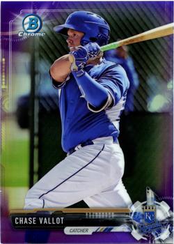 2017 Bowman - Chrome Prospects Purple #BCP10 Chase Vallot Front