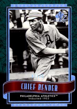 2003 SP Legendary Cuts - Green #24 Chief Bender Front