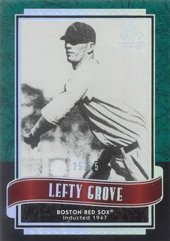 2003 SP Legendary Cuts - Green #80 Lefty Grove Front