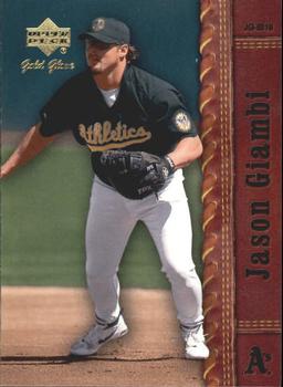 2001 Upper Deck Gold Glove #3 Jason Giambi Front