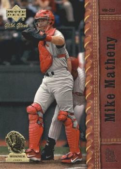2001 Upper Deck Gold Glove #53 Mike Matheny Front