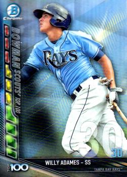 2017 Bowman - Bowman Scouts' Top 100 #BTP-30 Willy Adames Front