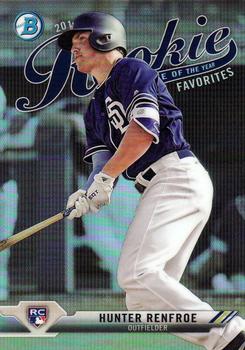 2017 Bowman - Rookie of the Year Favorites #ROYF-11 Hunter Renfroe Front