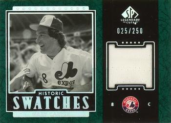 2003 SP Legendary Cuts - Historic Swatches Green #J-GC1 Gary Carter Front