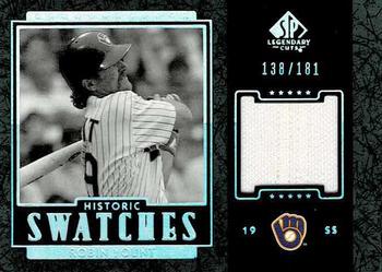 2003 SP Legendary Cuts - Historic Swatches Green #J-RY1 Robin Yount Front