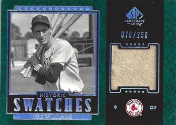 2003 SP Legendary Cuts - Historic Swatches Green #J-TW Ted Williams Front