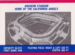 1988 Fleer Classic Miniatures - Logo Stickers (Stripes) #NNO California Angels Back