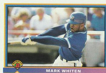 1991 Bowman #13 Mark Whiten Front