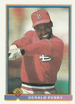 1991 Bowman #405 Gerald Perry Front